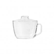 Glasslock Tempered Glass Microwave Measuring Jug with Lid - 1L