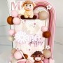 Cake Top Highland Cow 22pc Set