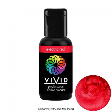 Vivid Gel Colour - Electric Red - 21g
