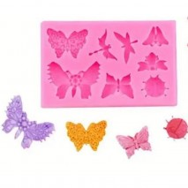 Silicone Mould Asstd Butterfly Dragonfly