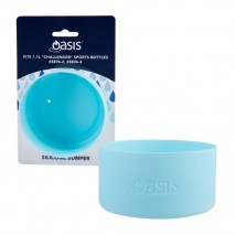 Oasis Silicone Bumper to Fit Challenger Sports Bottle - Island Blue - 1.1L