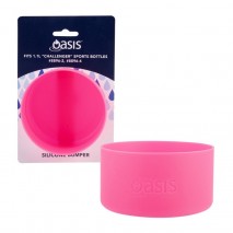Oasis Silicone Bumper to Fit Challenger Sports Bottle - Neon Pink - 1.1L