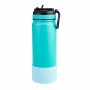 Oasis Silicone Bumper to Fit Challenger Sports Bottle - Island Blue - 550ml