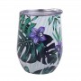 Oasis Stainless Steel Insulated Wine Tumbler 330ml - Tropical Plant