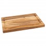 Laguiole France Acacia Serving Board with Drainage Groove 25 x 35 x 1.8cm