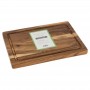 Laguiole France Acacia Serving Board with Drainage Groove 25 x 35 x 1.8cm