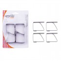 Appetito Tablecloth Clips - Stainless Steel - Set of 4