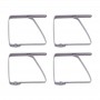 Appetito Tablecloth Clips - Stainless Steel - Set of 4