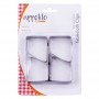 Appetito Tablecloth Clips - Stainless Steel - Set of 4