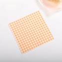 Wax Paper 7 " Square Gingham Yellow 100 pieces