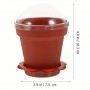 Plant Pot and Shovel Disp Cup 7.5x10.3cm