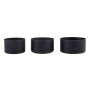 Oasis Silicone Bumper to Fit Challenger Sports Bottle - Black - 1.1L