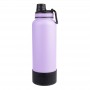 Oasis Silicone Bumper to Fit Challenger Sports Bottle - Black - 1.1L