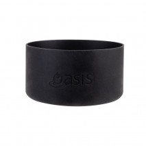 Oasis Silicone Bumper to Fit Challenger Sports Bottle - Black - 1.1L