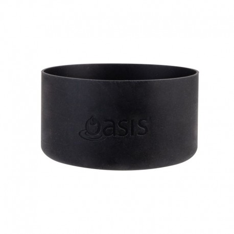 Oasis Silicone Bumper to Fit Challenger Sports Bottle - Black - 1.1L