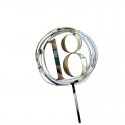 Cake Topper Acrylic 18 in Circle Silver