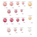 Cake Topper Balls Pearlised Pink Tones 18pc