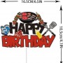 Cake Topper Webber BBQ Birthday