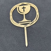 Cake Topper Holy Communion Chalice