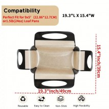 Silicone Bread Loaf Liner 49x39cm