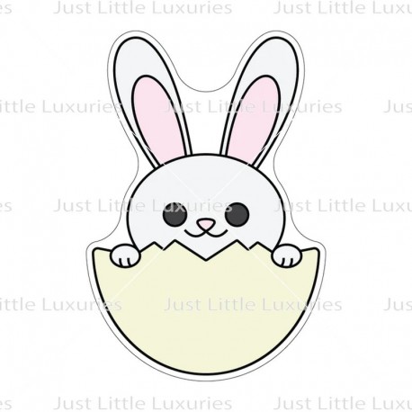 JLL Cookie Cutter & Embosser - Bunny in Egg (2)