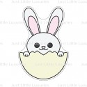 JLL Cookie Cutter & Embosser - Bunny in Egg (2)