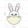 JLL Cookie Cutter & Embosser - Bunny in Egg (2)