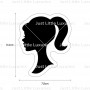 JLL Cookie Cutter & Embosser - Doll Silhouette