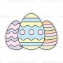 JLL Cookie Cutter & Embosser - Easter Egg Trio