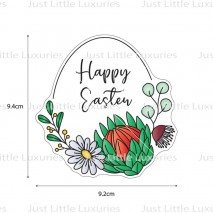 JLL Cookie Cutter & Embosser - Happy Easter Australian Natives Florals