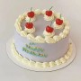 Cake Candles Cherry Shaped 5pc