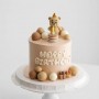 Cake Topper Bear and Cake 2pcs