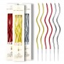 Candles Twisty Spiral Red 6pc