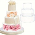 Acrylic Cake Dome Fillable Stand 25cm