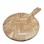 Tyrone Serving Brd Rnd 50x34cm Natural