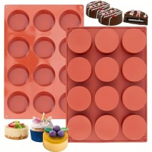 Silicone Mould Cylinder 12 cavity 5.2cm