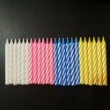 Cake Candle Budget Line Single Candles Assorted Colours