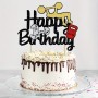 Cake Topper Gym Weight Lifting Happy Birthday