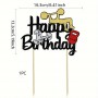Cake Topper Gym Weight Lifting Happy Birthday