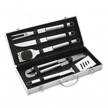 Av BBQ Tool Set in Alum Case 6pc