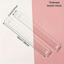 Acrylic Ruler Size 3 2pc set