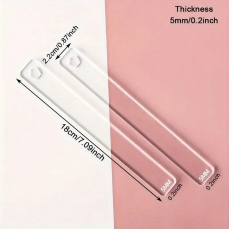 Acrylic Ruler Size 5 2pc set