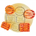 Offensive Cookie Cutters Set 4pc