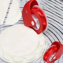 Pie/Pastry Edge Curler/Cutter Red