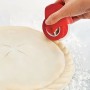Pie/Pastry Edge Curler/Cutter Red