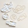 Tea Party Cookie Cutter 3pc Set