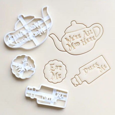 Tea Party Cookie Cutter 3pc Set