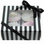 BG Black & White Stripe 4 Cupcake