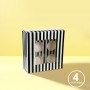 BG Black & White Stripe 4 Cupcake
