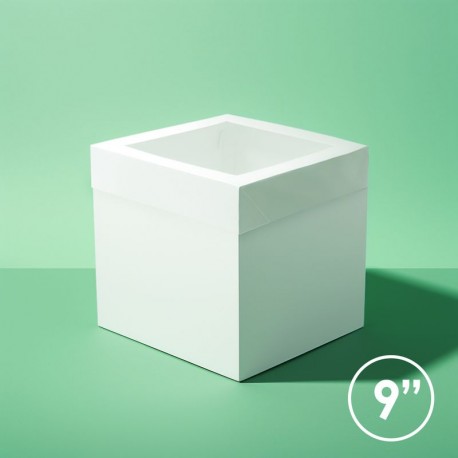 Bake Group Cake Box with Window 9inch (Tall)